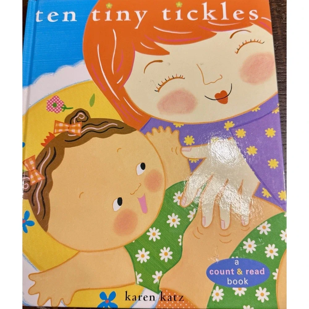 Karen Katz Ten Tiny Tickles Kids Board Book Counting‎ Story